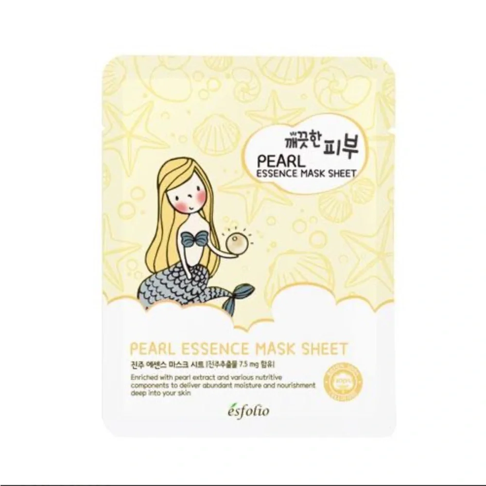 TWO PACK Esfolio Pearl Essence Mask Sheet